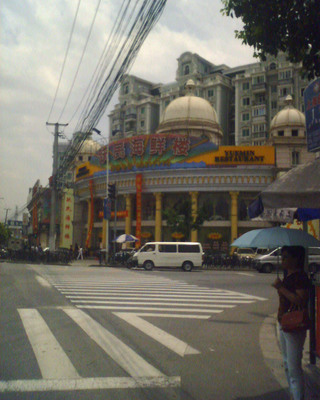 圖片:上南路海陽(yáng)路口(金蘋(píng)果花園)的原盛都